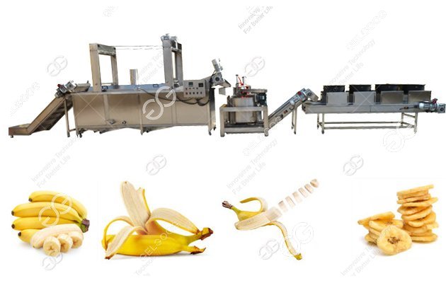 300Kg/h Banana Plantain Chips Production Line 
