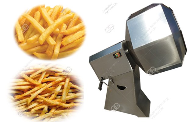 french fries seasoning machine