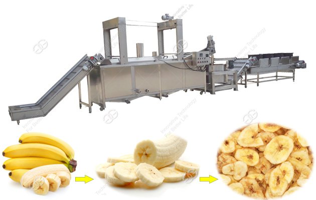 banana chips processing line