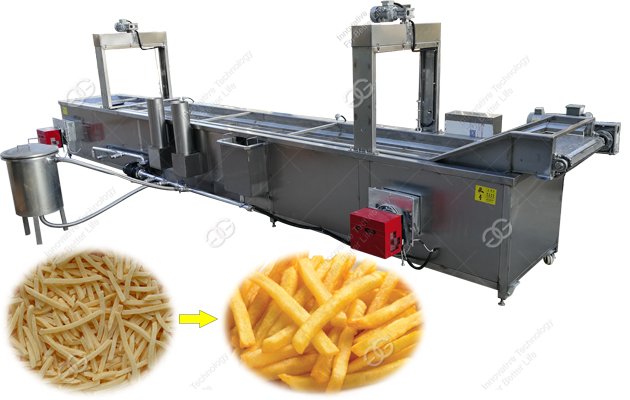 finger chips frying machine