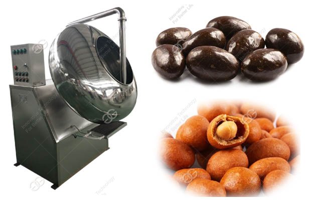 Tasty Peanut Sugar Coating Machine Price丨Peanut Chocolate Seasoning Machine For Sale