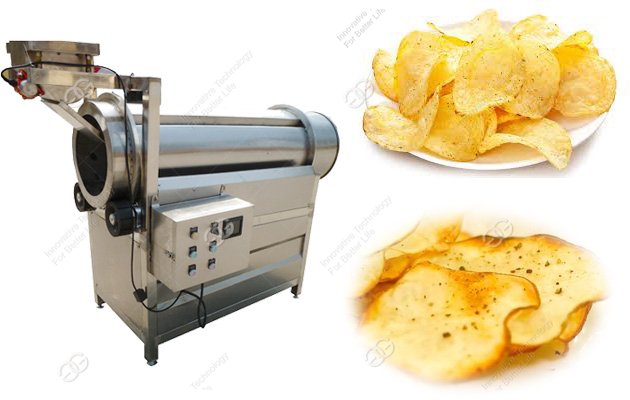 Single-Drum Potato Chips Flavoring Machine