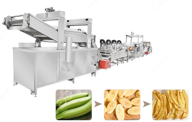 500kg/h Plantain Chips Production Line In Nigeria