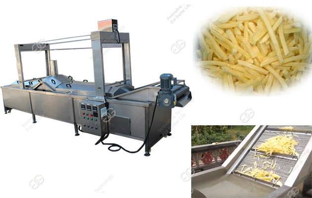 Stainless Steel Potato Blanching Machine Price For French Fries