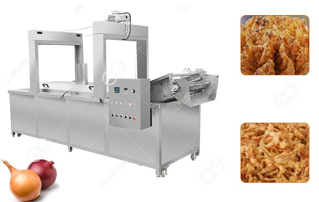 Crispy Onion Petals/Blossom Frying Machine 300KG/H