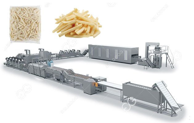 Semi Automatic French Fries Making Machine for Small Scale Factory