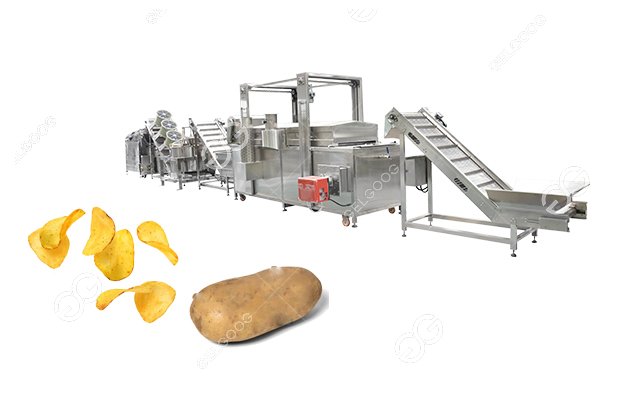which machine is used in making potato chips