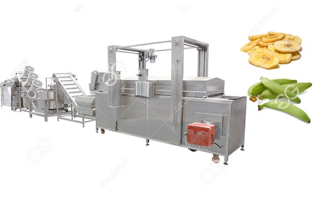 what is the production process of banana chips