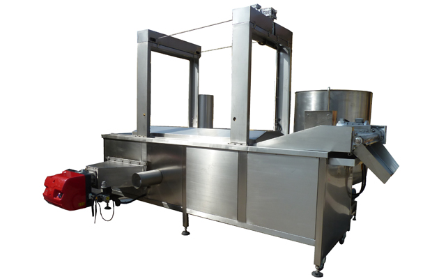 Continuous automatic food deep fryer machine