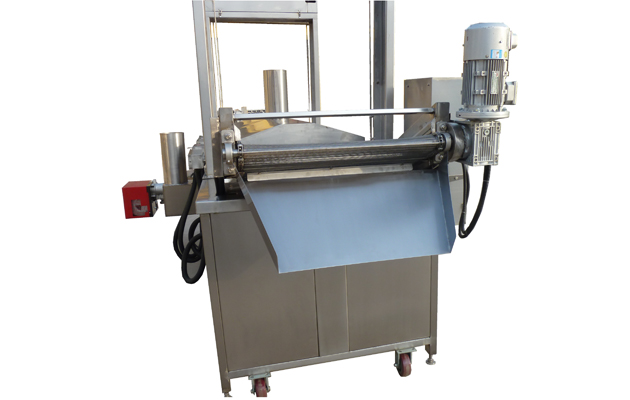 Continuous automatic food deep fryer machine