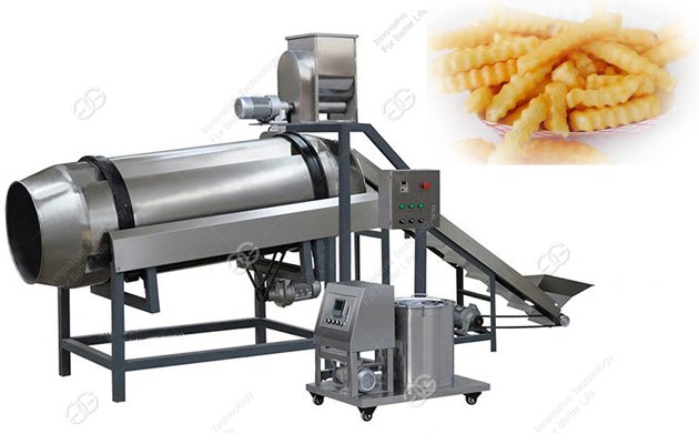 Single-Drum Potato Chips Flavoring Machine