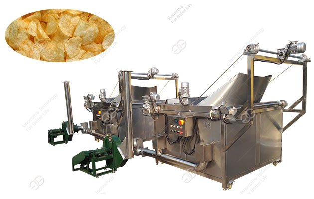 potato chips frying machine