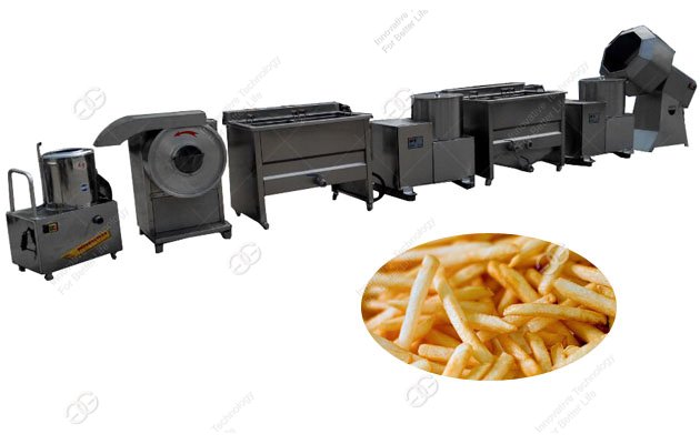 semi-automatic potato chips production line