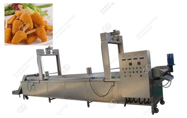 chicken meat fryer machine