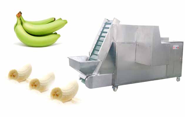 Automatic Ripe Plantain Skin Peeler Machine丨Green Banana Peeling Machine With Elevator