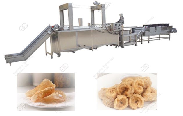 pork skin deep fryer