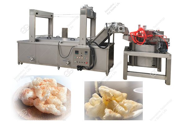 pork skin fryer machine