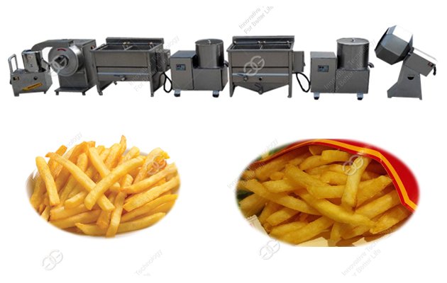 semi automatic french fries production line