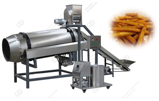 french fries seasoning machine