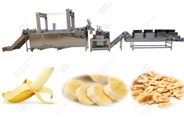 banana chips processing line