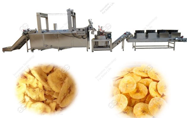 automatic banana chips processing line