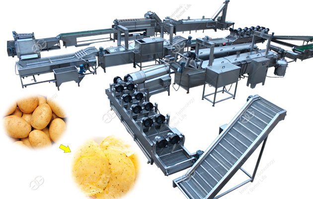 potato chips production line