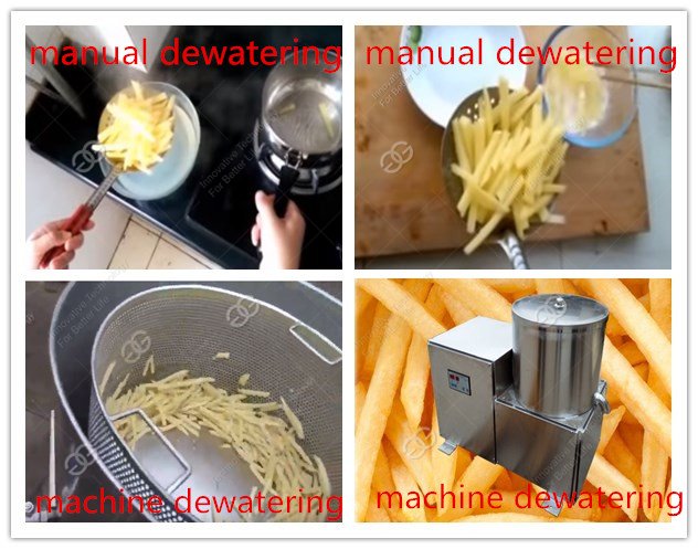 comparison of manual dewatering and machine dewatering