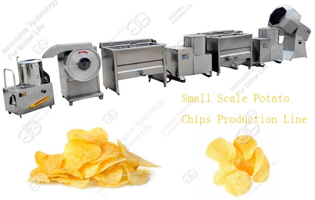 small scale potato chips production line