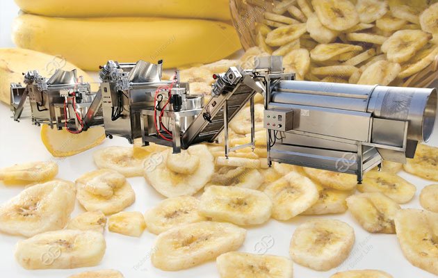 banana chips processing line