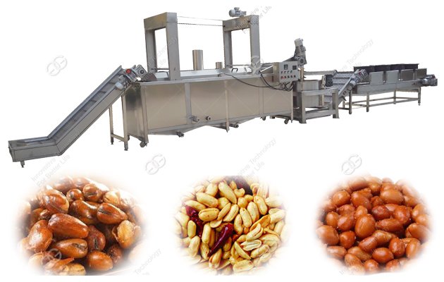 peanut frying production line