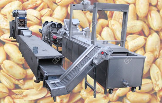 peanut frying production line
