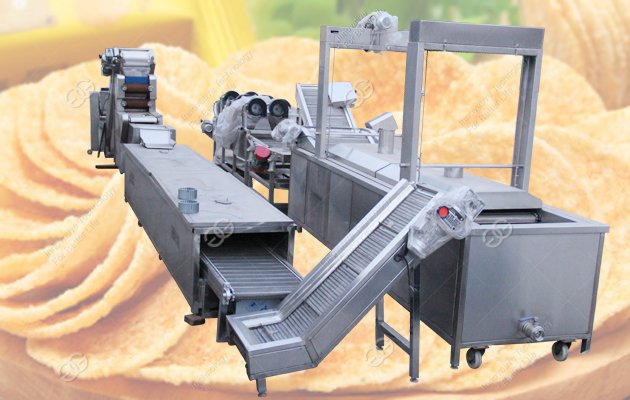 500 KG/H Compound Potato Chips Production Line Plant