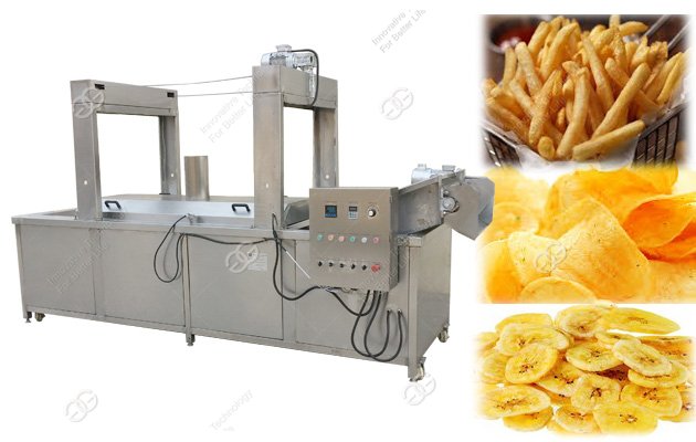 automatic snacks frying machine