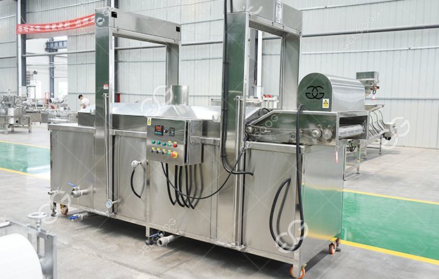 commecial onion petals frying machine