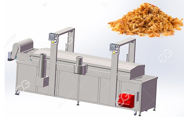 onion petals frying machine 