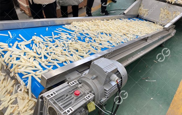 small scale frozen french fries production line