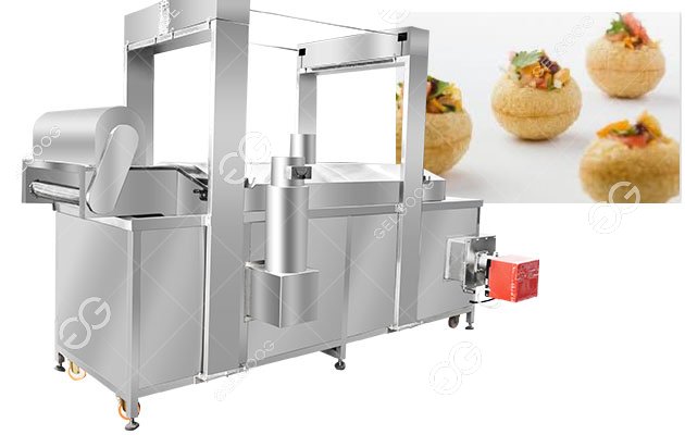 fried pani puri fryer machine